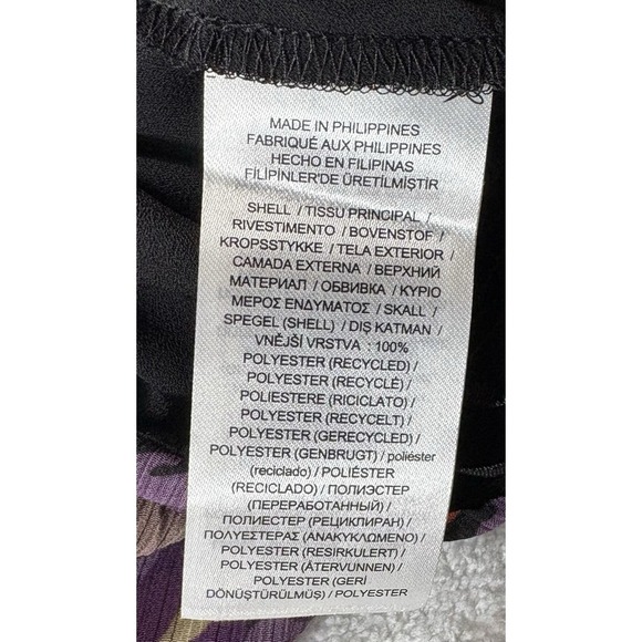 Lauren Ralph Lauren Black Label Women's Floral Crinkle Maxi Skirt Size 10 - 539 - Picture 8 of 8